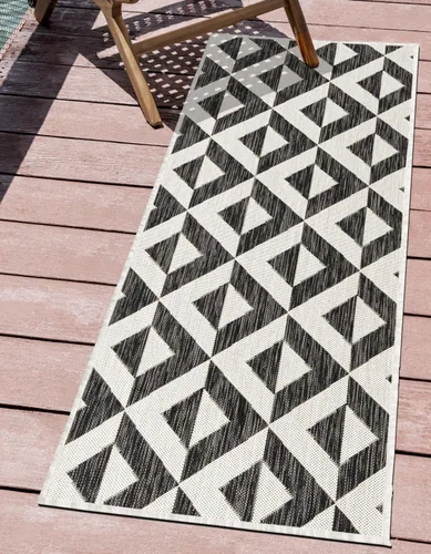 Miniatura 34 de Unique Loom Jill Zarin Outdoor Collection - Alfombra rectangular (2 pies 2 pulgadas x 3 pies 1 pulgadas, rectangular, beige y marrón)