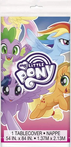 Miniatura 2 de My Little Pony Suministros para fiesta de cumpleaños Favor Deluxe Pack Pack sirve 16 incluye 16 platos, 16 servilletas, 1 cubierta de mesa, 1