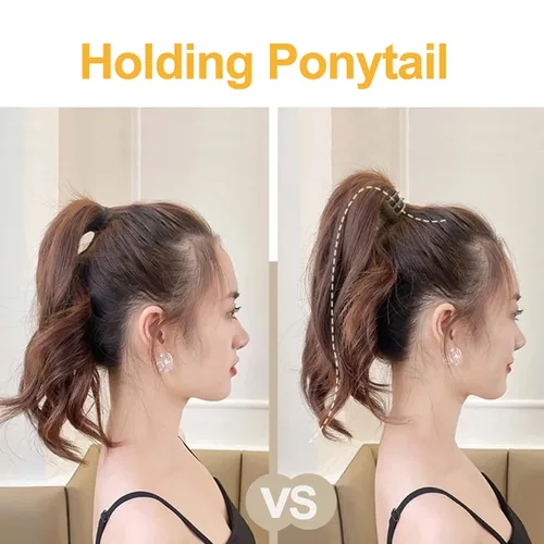 Miniatura 6 de Pinzas para el cabello para mujeres y niñas, pinzas antideslizantes de 1.3 pulgadas con acabado mate para peinar cabello fino y grueso (20 unidades)