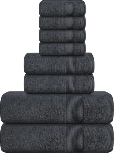 Miniatura 69 de Belizzi Home Toallas de Baño Extragrandes Premium de Algodón Paquete de 2, 35x70 - 100% Algodón Puro - Ideal para Uso Diario - Ultra Suave y Morado