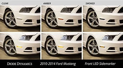 Miniatura 3 de Diode Dynamics Marcadores laterales LED ámbar/rojo compatible con Ford Mustang 2010-2014