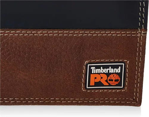 Miniatura 3 de Timberland PRO Cartera larga de cuero para hombre con RFID