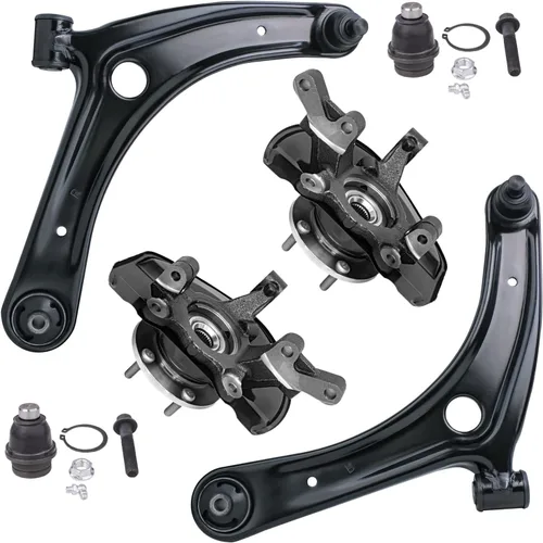 Miniatura 73 de Detroit Axle - Kit de extremo delantero para Chrysler 300 Dodge Charge Challenger 2011-2023, 2 brazos de control inferiores traseros 2 rótulas