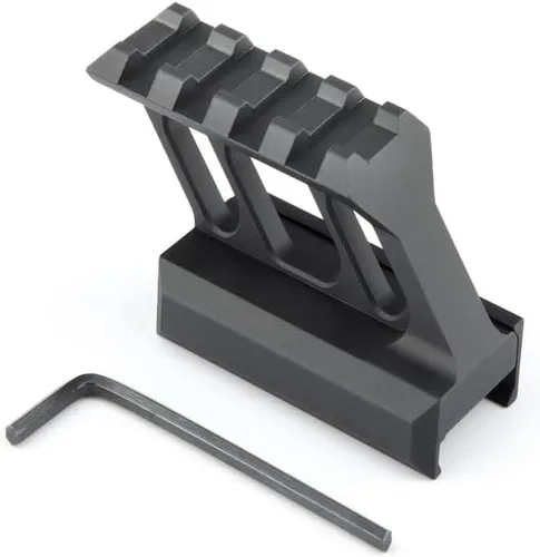 Miniatura 2 de TuFok Picatinny Riser Mount - Riel Picatinny de alto perfil de 1 pulgada para mira rojo punto alcance y óptica 4 ranuras/13 ranuras