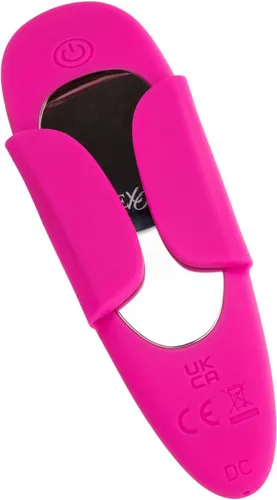 Miniatura 10 de CalExotics Lock-N-Play SE-0077-58-3 - Vibrador de clítoris de silicona resistente al agua con 12 funciones, recargable con vibración parpadeante