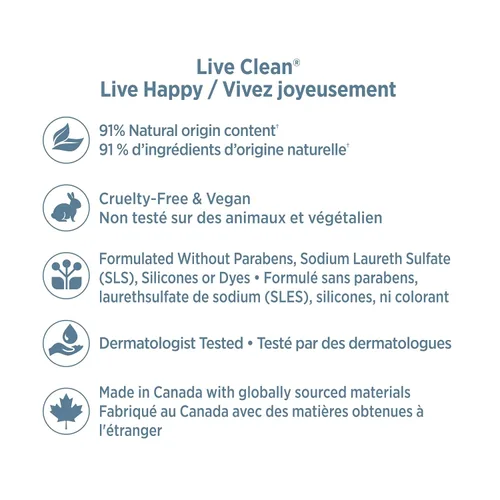 Miniatura 4 de Live Clean Champú hipoalergénico sensible 11.8 fl oz/12 fl.oz