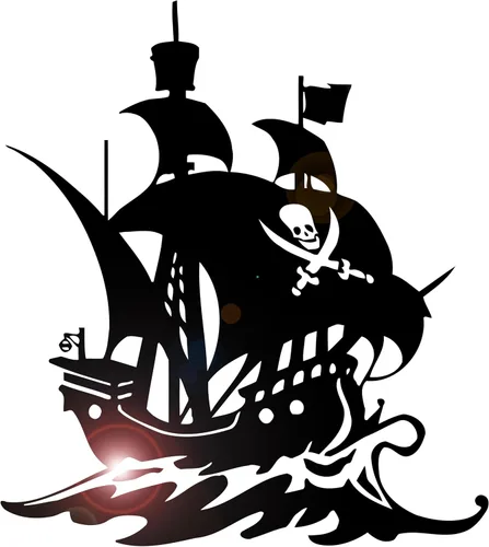 Vinilo adhesivo para pared, diseño de barco de piratas, bandera de Roger, océano, decoración náutica marina (ig1191) M 22.5 x 28 pulgadas