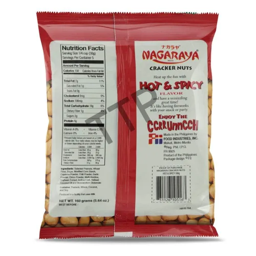 Miniatura 4 de Nagaraya Cracker Nuts Hot n Spicy Paquetes de 5.64 onzas, paquete de 6