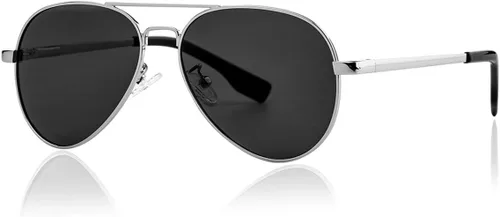 Miniatura 68 de Gleyemor Lentes de sol polarizados estilo aviador para niños y niñas, jóvenes, adolescentes, dos tamaños de 1.969 in y 2.047 in