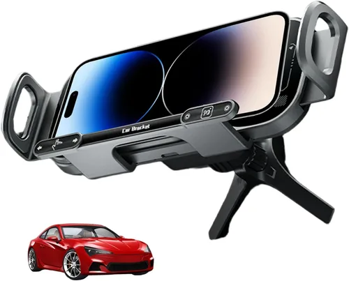 Miniatura 5 de Soporte giratorio de carga inalámbrica para automóvil con sujeción automática de 15 W de carga rápida para teléfono, control táctil, cargadores