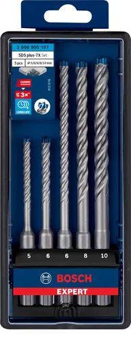 Miniatura 2 de Bosch 5X Expert SDS plus-7X - Juego de brocas para martillo