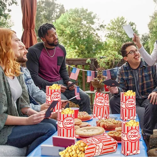 Miniatura 5 de 300 bolsas de palomitas de maíz, bolsa de papel de 1 onza, porciones individuales para máquina de maíz, carrito, noches de cine a granel