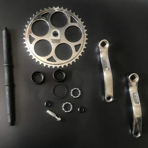 Miniatura 4 de 36T/44T Bicycle Wide Crank Assembly Kit 3pcs - 2 Stroke & 4 Stroke Gas Motorized Bicycle