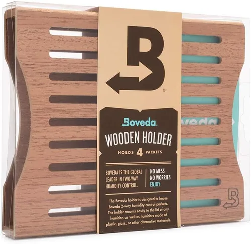Miniatura 7 de Boveda Porta paquetes de humedad de madera de cedro para caja de almacenamiento - Para uso con dos paquetes Boveda tamaño 60