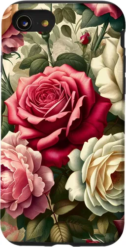 Miniatura 16 de Funda con diseño floral para iPhone 11 Pro Max, diseño victoriano vintage