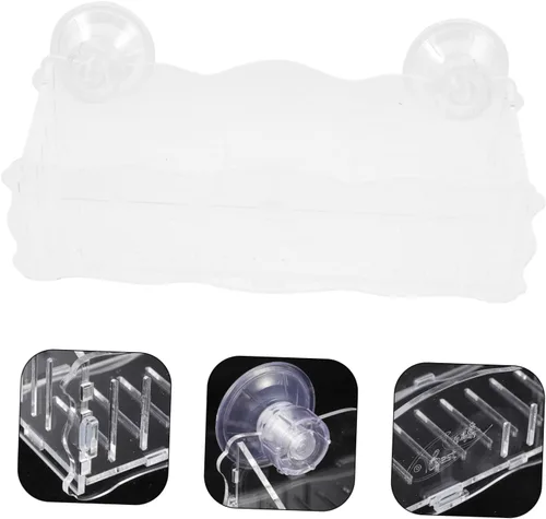 Miniatura 3 de Abaodam Macetas Soporte de acrílico transparente para alféizar de ventana Extensor de alféizar de ventana Soportes para bonsái para el hogar