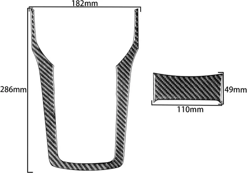 Miniatura 4 de Adhesivo para palanca de cambios de coche compatible con Impreza 2009 2010 2011