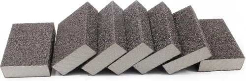 Miniatura 2 de Bloque de lijado grueso de grano 36 – 12 piezas, esponja de lija húmeda y seca, bloque de papel de lija de espuma, lavable y reutilizable, esponja