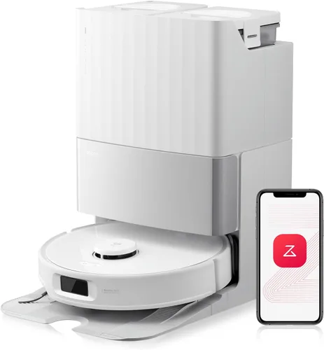 Miniatura 11 de Roborock Qrevo Edge S5A Robot Aspiradora y trapeadora, 18,500 Pa, sin enredos, cepillo principal DuoDivide, Cepillo lateral FlexiArm, lavado