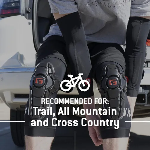 Miniatura 6 de G-Form Pro-X3 - Rodilleras para bicicleta de montaña, rodilleras de ciclismo para atletas, manga de compresión de rodilla para ciclismo de montaña