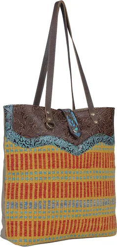 Miniatura 2 de Myra Bag Bolso tote de cuero occidental para mujer - Lemon Tree, Lemon Tree