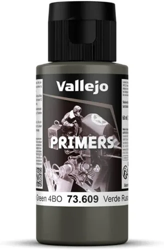 Miniatura 5 de Vallejo - Color de imprimación de superficie Verde ruso 4BO 0.6 fl oz. (0.6 fl oz.) Acabado mate y secado rápido Perfecto para aerografía
