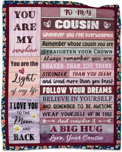 Miniatura 9 de Regalo para Hijastra, Manta de Cumpleaños de Hijastra de Madrastra y Padrastro, Manta para el Día de la Madre para Hijastra, Mantas 127 cm x 152 cm