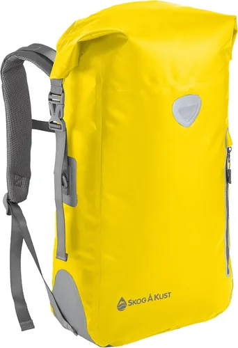 Skog Å Kust BackSak Mochila impermeable de servicio pesado - Bolsa de equipo para deportes, viajes y más - Tamaños de 25 y 35 litros Amarillo