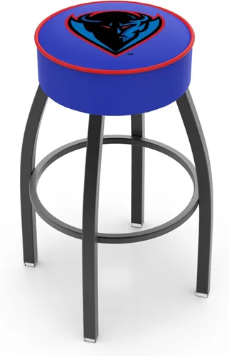 Miniatura 34 de The Holland Bar Stool Company L8B1-4 Georgia Tech - Taburete giratorio con base antiarrugas, color negro