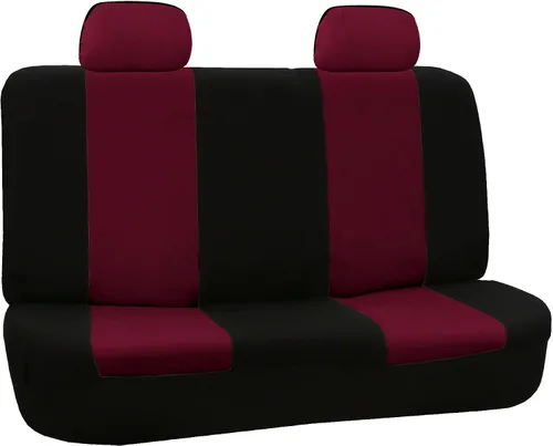 Miniatura 27 de FH Group - Juego de fundas de asientos para automóvil, de tela beige, para SUV, sedán y camioneta, para asientos de respaldo bajo con reposacabezas