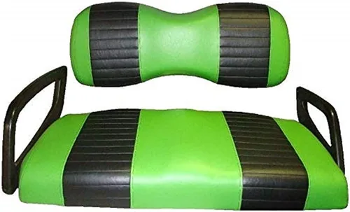 Miniatura 3 de E-Z-GO TXT - Funda de asiento delantero para asiento trasero y carrito de golf con funda de asiento orientada hacia atrás a juego (5 rayas) a elegir