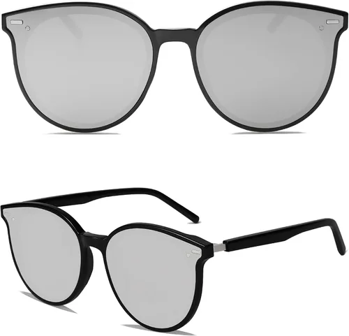 Miniatura 3 de SOJOS Lentes de sol retro clásicos marco de plástico grandes BLOSSOM SJ2067
