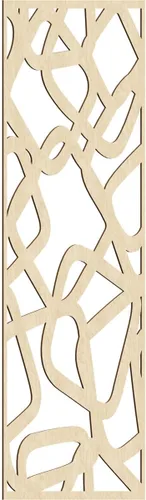 Miniatura 31 de Acme Paneles de pared decorativos de madera con calado, 9 3/8 pulgadas de ancho x 24 3/8 pulgadas de alto x 1/4 de alto, roble rojo