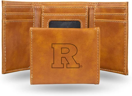 Miniatura 104 de NCAA Rico Industries - Billetera triple grabada con láser, con grabado láser, accesorio para hombre