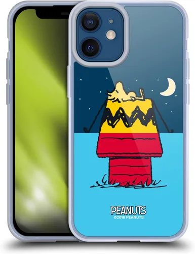 Miniatura 175 de Head Case Designs Funda de gel con licencia oficial de Peanuts Snoopy & Woodstock Halfs and Laughs [protección de grado militar] compatible