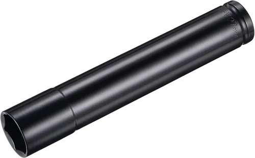 Miniatura 8 de uxcell 1/2" Drive by 0.669 in Deep Socket, acero CR-V tratado térmicamente 8" longitud, tamaños métricos de 6 puntos