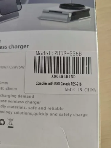 Miniatura 7 de Cargador inalámbrico plegable 3 en 1 - Estación de carga inalámbrica magnética para soporte de cargador Apple Magsafe con luz, soporte de carga