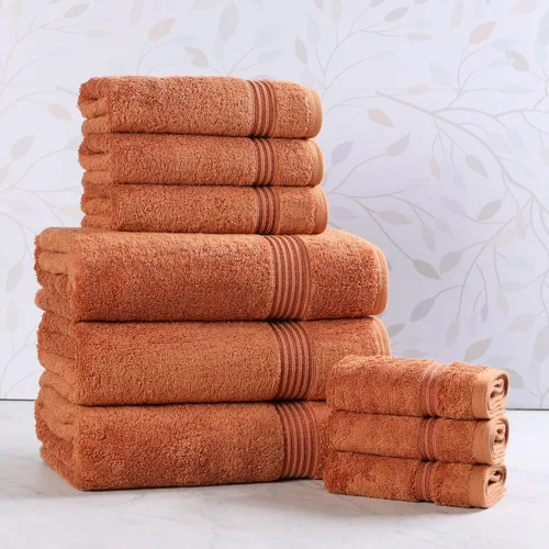Miniatura 102 de Superior - Juego de 8 toallas de mano de algodón egipcio, toallas básicas de secado rápido, toallas pequeñas absorbentes, faciales, spa, cocina
