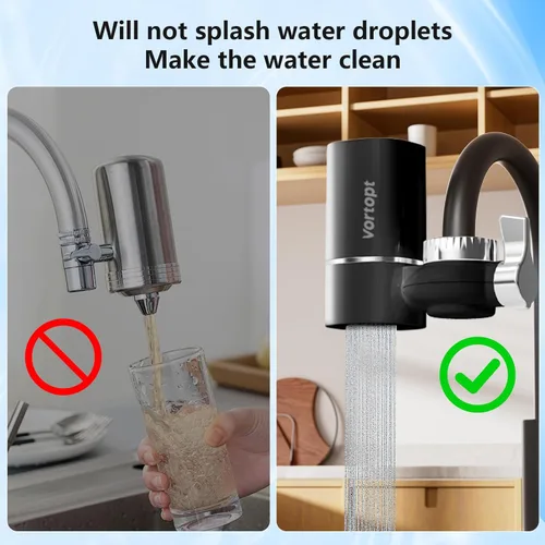 Miniatura 6 de Filtro de grifo, certificado NSF, sistema de purificación de agua de alta eficiencia de 400 galones, eliminación rápida del 99% de cloro y olores