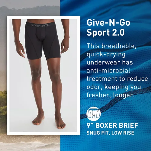 Miniatura 2 de ExOfficio Men's Give-N-Go Sport 2.0 Boxer Brief 9