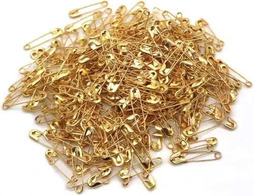 Miniatura 3 de Juego de 500 pines de seguridad pequeños de 0.75 pulgadas/0.748 in, acero niquelado resistente a la oxidación para manualidades, costura, botón