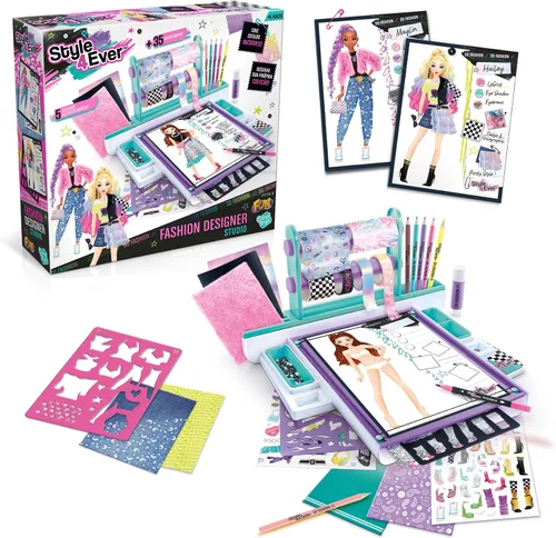 Miniatura 3 de Canal Toys Estilo 4 Ever - Estudio de diseñador de moda - Dibujo de moda - a partir de 6 años - OFG 276, blanco