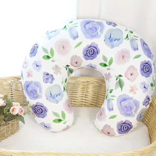 Miniatura 6 de TANOFAR Funda de almohada de lactancia, funda de almohada elástica y extraíble, ultra suave, se adapta perfectamente a la funda de almohada