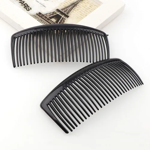 Miniatura 2 de SourceTon - Paquete de 6 peines franceses, peines laterales de plástico con 29 dientes, peines de clip para el cabello para accesorios de cabello