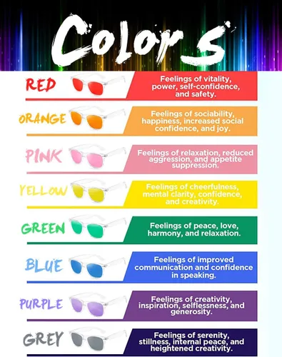 Miniatura 152 de Suministros para regalos de fiesta de colores neón Paquete de 8 gafas de sol unisex