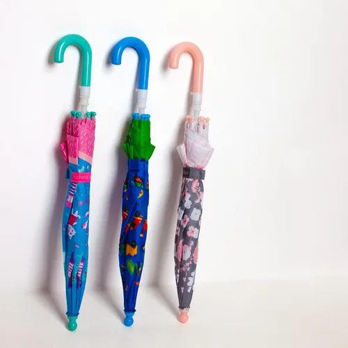 Miniatura 11 de Stephen Joseph, Paraguas para niños pequeños con cierre sin pellizcos y diseño colorido