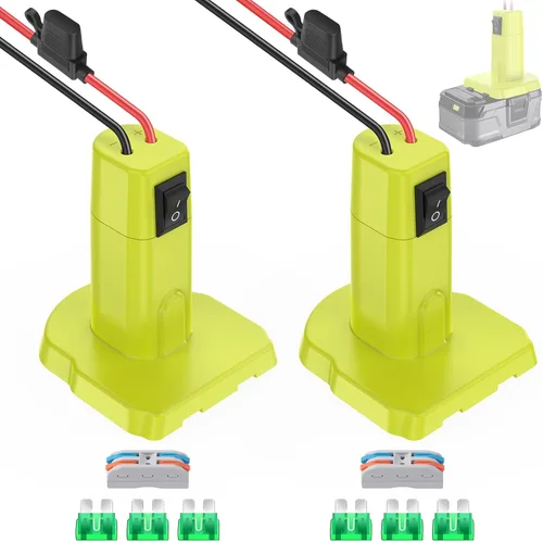 Miniatura 9 de Adaptador de rueda eléctrica para Ryobi Adaptador de batería de 18 V con conector de arnés de cables compatible con Peg-Perego Children's Riding