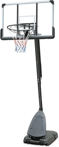 Sports God - Sistema de aro de baloncesto portátil, tablero ajustable y ruedas para niños/adultos, interior y exterior