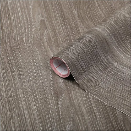 Miniatura 12 de d-c-fix 346-0587-2PK - Película autoadhesiva decorativa, rollo de roble Sheffield gris perla, 17 x 78 pulgadas, paquete de 2