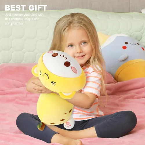 Miniatura 7 de Onsoyours - Lindo gatito plátano gato de peluche juguete de peluche suave almohada de felpa plátano para niños (gato plátano, 30 cm)